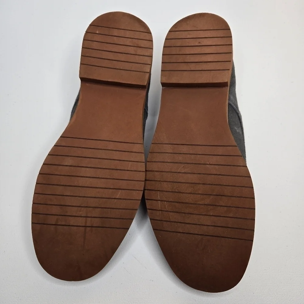 Tommy Hilfiger Men's Gray Seaside Leather Suede Shoes Size 8